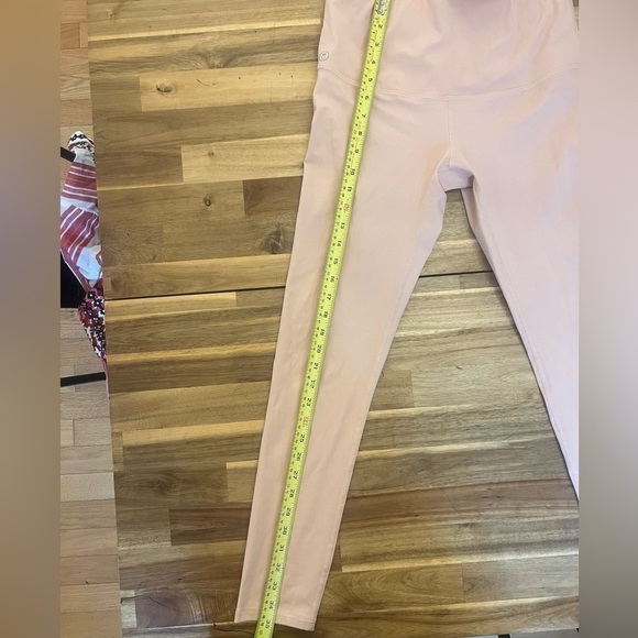 La Betri Joey Pouch Pink Leggings with Tuck In Zipper Pouch Size XL Yoga Running - Picture 8 of 11